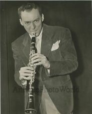 Woody Herman playing clarinet antique jazz star music photo picture