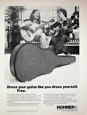 1974 Hohner Contessa HG-01 Folk HG-14 Classical Guitars - Vintage Ad picture