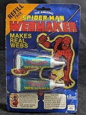 Vintage Amazing Spider-Man Webmaker Refill Pack RARE Marvel Avenger NEW MOC 1977 picture