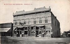 Granville IL Illinois Downtown Early 1900s McCoy Street Store Vtg Postcard E37 picture