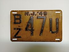 1947 New Jersey License Plate # MK - 82W picture