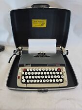 1960s Smith Corona SCM Classic 12 Manual Typewriter Portable With Hard Case Nice picture