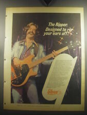1974 Gibson Ripper Bass Ad - The Ripper. Designed to rip your ears off picture