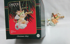 Christmas Ahoy Sailor lil Treasure Carlton Cards Ornament mouse/telescope 2000 picture