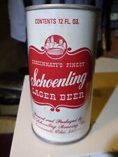 Schoenling Lager Beer  Straight Steel Wide Seam Beer Can * L@@K * picture