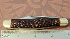 Kutmaster Knife Utica NY USA Three Blade Stockman Jigged Delrin Handles Vintage picture