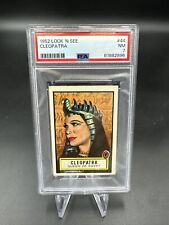 1952 Topps Look 'N See Cleopatra Queen Of Egypt #44 PSA 7 Near Mint picture