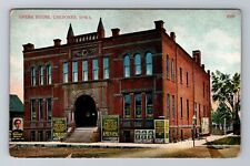 Cherokee IA-Iowa, Opera House, Antique, Vintage Souvenir Postcard picture