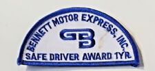 Bennett (George) Motor Express Inc (GB) safe driver 1 yr patch 2X4-1/4 #3157 picture