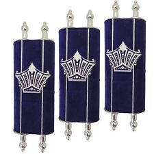 Zion Judaica Complete Small Torah Scrolls with Cover 8