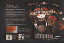 2014 2pg Print Ad of Yamaha Absolute Hybrid Series Drum Kit picture