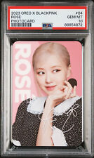 GEM MINT PSA 10 2023 OREO X BLACKPINK ROSE PHOTOCARD #02 PROMO PHOTO CARD KPOP picture