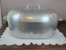 VTG Wagner Ware Sidney O Magnalite 4267 M Roaster 13 Qt Dutch Oven CRACKED  picture