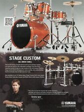 2012 Print Ad of Yamaha Stage Custom Birch w Tommy Igoe Birdland Big Band picture