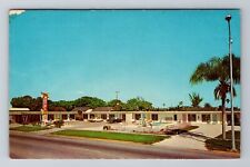 Clewiston FL-Florida, Plaza Motel, Advertising, Vintage Souvenir Postcard picture