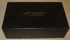 Rare Vintage GARCIA Y VEGA CIGARS Leather wrapped STORE Advertising HUMIDOR picture