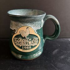 Vintage Egg Harbor Cafe 1985 Illinois Deneen Pottery Hand Thrown Coffee Mug Cup picture