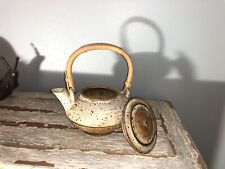 Antique Pottery Teapot Signed picture