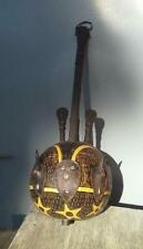 African Antique 10-stringed Banjo, Cowry shells , Horns . VERY RARE  picture