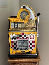 Antique Watling Rol-A-Top 1935  5 cent Slot Machine  w/Stand picture