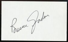 Bruce Gordon d2011 signed autograph 3x5 Cut American Actor in The Untouchables picture