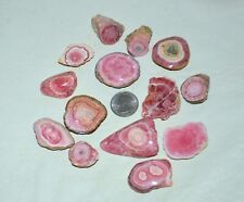 14 pcs lot Rhodochrosite Stalactites * from Argentina * rare * picture