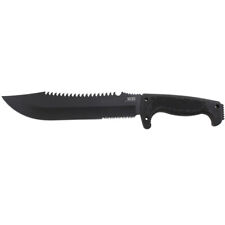 SOG Knives Jungle Primitive Fixed Blade Knife Black Serrated Stainless F03TN-CP picture