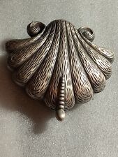 Vintage Silverplate-Seashell Picture Holder-Nice Item picture