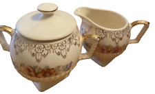 Antique Royal Fine China USA Sugar Bowl Creamer International Brotherhood Potter picture