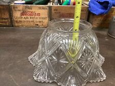 Antique vintage old glass lampshades picture