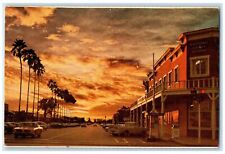 1974 West Main Street Sunset Scene Scottsdale Arizona AZ Posted Vintage Postcard picture