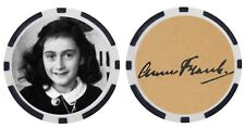 ANNE FRANK - German-Dutch diarist of Jewish heritage  *POKER CHIP* (((SIGNED))) picture