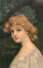 Tuck Postcard Maidens Sweet Series 125 Frances Brundage Valentines Day Greeting picture