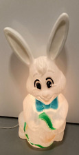 Vintage Sun Hill 28” Blow Mold Easter Bunny Rabbit with Light picture
