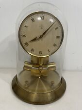Junghans ATO Brass German Movement Glass Dome Mantle Clock - Working picture