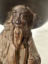 Madman Ceramic Figurine Vintage Antique 10 inch TALL Chinese Statue Asian picture