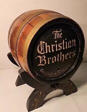 The Christian Brothers California Wines Vintage Miniature Wine Barrel Display picture