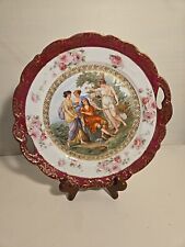 1900s Prov Saxe E S Germany Plate Hand Painted Decorative Plate Dionysus  picture