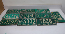 Vermont Bulk License Plates Old VT 1967 1968 1988 1976 1971 1993 1974 (E30) picture