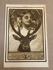 Elks Young Woman Telephone BPOE Fraternal Unmarked 1910s Postcard picture