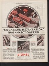 1929 LIONEL ELECTRIC TRAIN MODEL RAILROAD TRACK CHILD PLAY SET MULTIVOLT 16951 picture