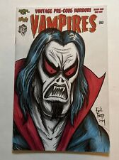 Vampires: Blood Shot #1C W/ Original Drawing Of Morbius  The Living Vampire picture