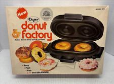 Vintage Dazey Donut Factory Model DF2 Maker Doughnut Pastry Baker NEW OPEN BOX picture
