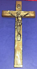 Vintage Hanging Cross w/ Jesus picture