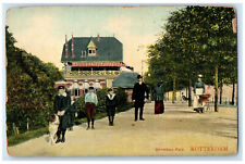 c1910 Belvedere Park Rotterdam Netherlands Antique Unposted Postcard picture