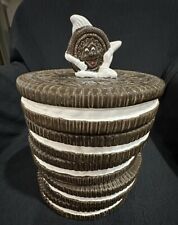 Vintage 1970’s Nabisco Oreo Cookie Jar Classics Collection Block China Corp picture