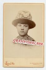 Cabinet Photo - Very Cute Young Lady With Cuter Hat, Peoria, Illinois picture