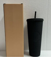 2024 New Starbucks High Definition Matte Black with Diamonds Thermos 24 oz. picture
