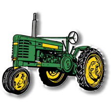 Vintage Green & Yellow Tripod Tractor Magnet by Classic Magnets picture