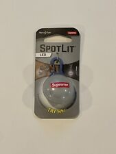 Supreme x NiteIze SpotLit Box Logo LED Light Carabiner Keychain - (SS19) - NEW picture